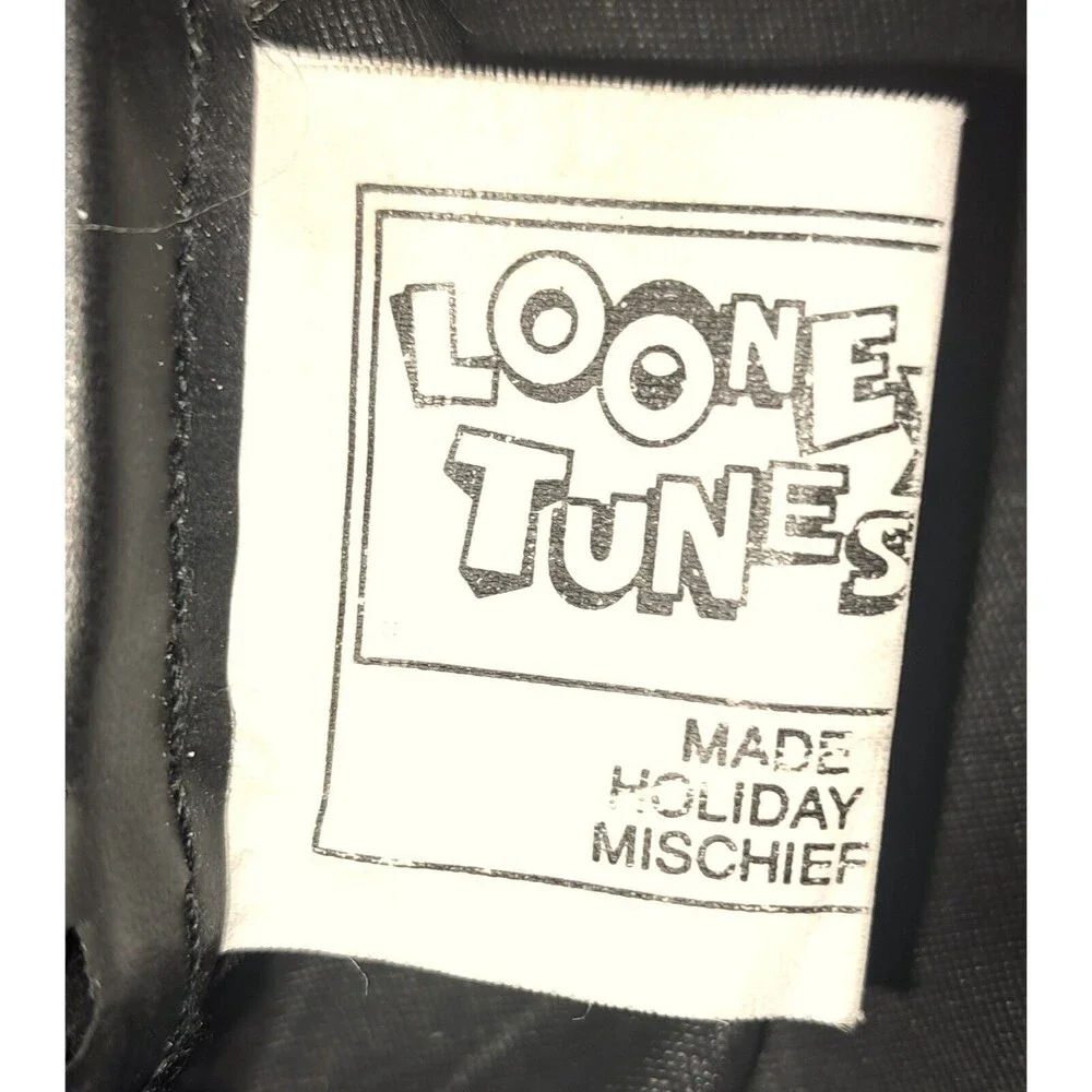 Vintage 1996 Looney TWEETY Sylvester Black/Green Small Backpack Bag